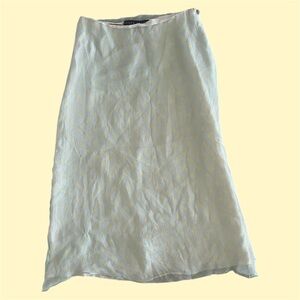 Ralph Lauren Silk Polka Dot Skirt 🩵✨